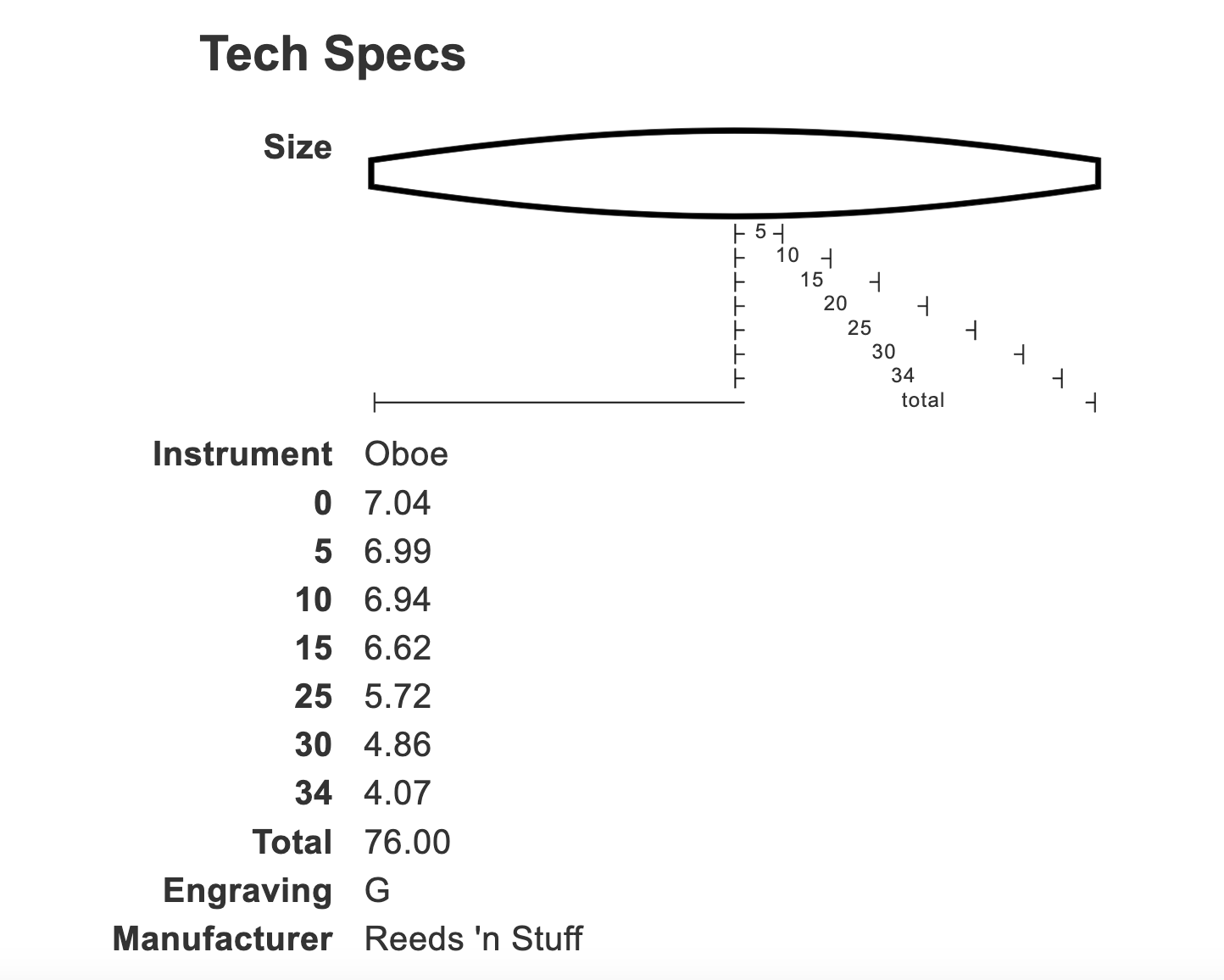 GLOTIN shaper oboe