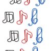 Music paper clips