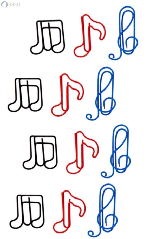 Music paper clips