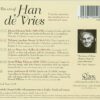 Han de Vries oboe back cover