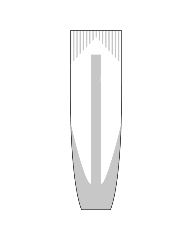 Gráfico técnico del molde RYRO