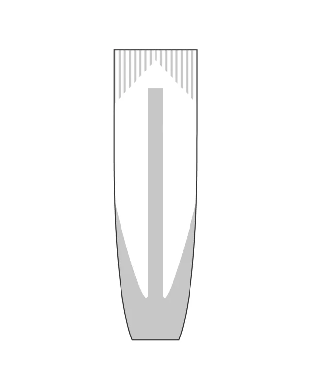 Gráfico técnico del molde RYRO