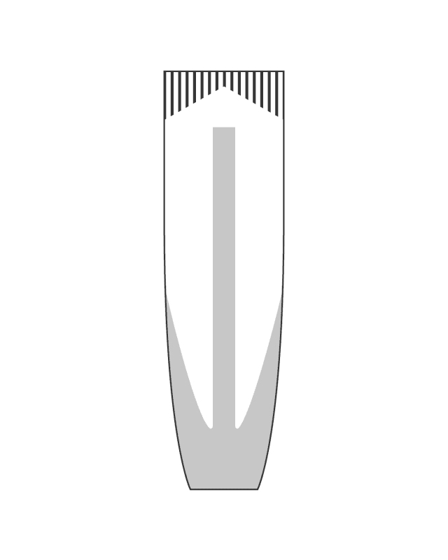 Gráfico técnico del molde US5–