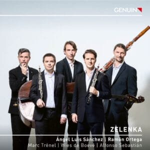 Portada del disco Zelenka 6 Sonatas ZWV 181 con Ramón Ortega Quero y Ángel Luis Sánchez Moreno